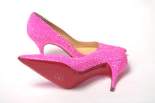 Load image into Gallery viewer, Christian Louboutin Hot Pink Embellished High Heels Pumps
