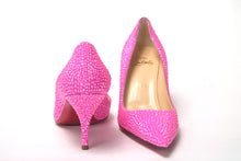 Load image into Gallery viewer, Christian Louboutin Hot Pink Embellished High Heels Pumps
