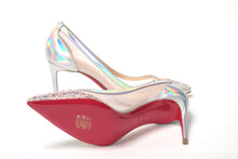 Load image into Gallery viewer, Christian Louboutin Version Rose Embellished High Heels Pumps
