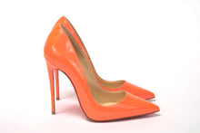 Load image into Gallery viewer, Christian Louboutin Neon Orange So Kate Patent High Heel
