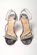 Load image into Gallery viewer, Christian Louboutin Multicolor silver Mafaldina Spikes High Heels
