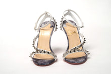 Load image into Gallery viewer, Christian Louboutin Multicolor silver Mafaldina Spikes High Heels
