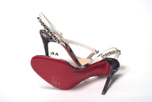 Load image into Gallery viewer, Christian Louboutin Multicolor silver Mafaldina Spikes High Heels
