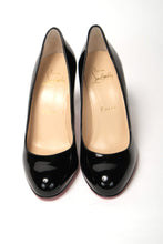 Load image into Gallery viewer, Christian Louboutin Simple Pump 85 Patent Black Heel
