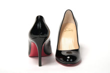 Load image into Gallery viewer, Christian Louboutin Simple Pump 85 Patent Black Heel
