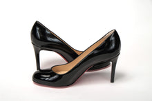 Load image into Gallery viewer, Christian Louboutin Simple Pump 85 Patent Black Heel
