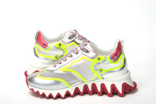 Load image into Gallery viewer, Christian Louboutin Multicolor Version Sharkina Flat Rete Sneaker
