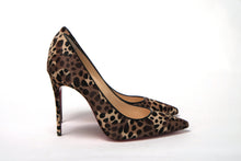 Load image into Gallery viewer, Christian Louboutin Multi/Black Leopard Kate 100 Pony Heel
