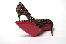 Load image into Gallery viewer, Christian Louboutin Multi/Black Leopard Kate 100 Pony Heel
