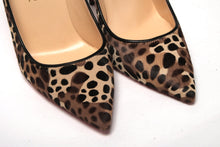 Load image into Gallery viewer, Christian Louboutin Multi/Black Leopard Kate 100 Pony Heel
