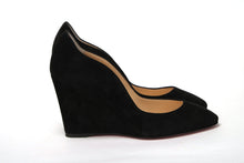 Load image into Gallery viewer, Christian Louboutin Black Tanja 85 Veau Heel
