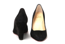 Load image into Gallery viewer, Christian Louboutin Black Tanja 85 Veau Heel
