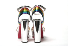 Load image into Gallery viewer, Christian Louboutin Silver/Multi Arendisc Alta Platform Heel
