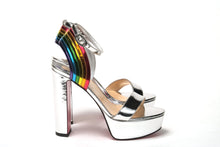 Load image into Gallery viewer, Christian Louboutin Silver/Multi Arendisc Alta Platform Heel
