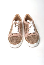 Load image into Gallery viewer, Christian Louboutin Antoinette Rose Gold Embellished Sneakers
