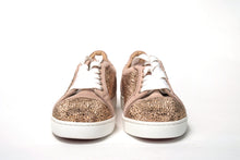 Load image into Gallery viewer, Christian Louboutin Antoinette Rose Gold Embellished Sneakers
