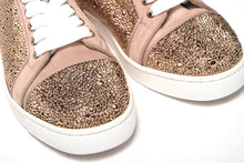 Load image into Gallery viewer, Christian Louboutin Antoinette Rose Gold Embellished Sneakers
