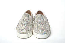 Load image into Gallery viewer, Christian Louboutin White Ab/Clear Ab Roller Boat Woman Flat Sneaker
