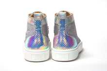 Load image into Gallery viewer, Christian Louboutin Ab/Silver Super Lou Strass Fla Sneakers
