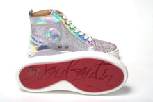 Load image into Gallery viewer, Christian Louboutin Ab/Silver Super Lou Strass Fla Sneakers
