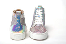 Load image into Gallery viewer, Christian Louboutin Ab/Silver Super Lou Strass Fla Sneakers
