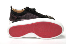 Load image into Gallery viewer, Christian Louboutin Version Black Happy Rui Spikes Flat Shoes
