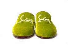 Load image into Gallery viewer, Christian Louboutin Bourgeon Lime Navy Coolito Flat Shoes
