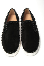 Load image into Gallery viewer, Christian Louboutin Black Pik Boat Flat Veau Shoes
