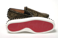 Load image into Gallery viewer, Christian Louboutin Black/Gold Version Pik Boat Flat Pat Shoes
