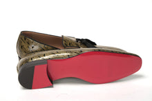 Load image into Gallery viewer, Christian Louboutin Black/Gold Officialito Flat Shoes
