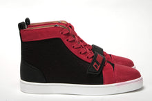 Load image into Gallery viewer, Christian Louboutin Black/Loubi Version Louis Orlato Vs Flat Trico Shoes
