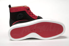 Load image into Gallery viewer, Christian Louboutin Black/Loubi Version Louis Orlato Vs Flat Trico Shoes
