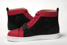 Load image into Gallery viewer, Christian Louboutin Black/Loubi Version Louis Orlato Vs Flat Trico Shoes
