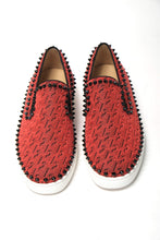 Load image into Gallery viewer, Christian Louboutin Black Smoothie/Black Pik Boat Flat Techno Shoes

