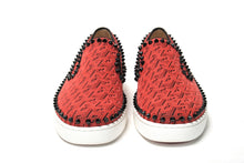 Load image into Gallery viewer, Christian Louboutin Black Smoothie/Black Pik Boat Flat Techno Shoes
