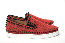 Load image into Gallery viewer, Christian Louboutin Black Smoothie/Black Pik Boat Flat Techno Shoes
