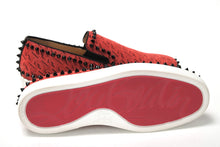 Load image into Gallery viewer, Christian Louboutin Black Smoothie/Black Pik Boat Flat Techno Shoes
