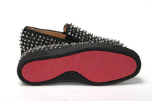 Load image into Gallery viewer, Christian Louboutin Black/Crystal Sv Version Roller 1c1s Flat Shoes
