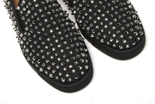 Load image into Gallery viewer, Christian Louboutin Black/Crystal Sv Version Roller 1c1s Flat Shoes
