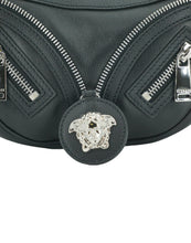 Load image into Gallery viewer, Versace Elegant Black Mini Hobo Shoulder Bag
