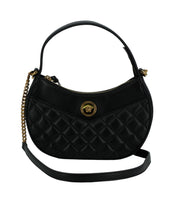 Load image into Gallery viewer, Versace Elegant Half Moon Leather Shoulder Bag
