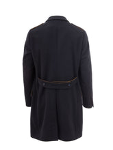 Load image into Gallery viewer, Dolce &amp; Gabbana Elegant Blue Wool Mid-Length Coat
