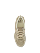 Load image into Gallery viewer, Fendi Sleek Grey Low Top Leather Sneakers
