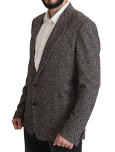 Load image into Gallery viewer, Dolce &amp; Gabbana Exquisite Gray Herringbone Blazer Jacket
