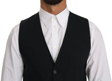 Load image into Gallery viewer, Dolce &amp; Gabbana Elegant Blue Formal Wool-Blend Dress Vest
