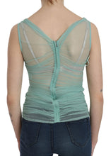 Load image into Gallery viewer, Dolce &amp; Gabbana Green Cotton Stretch Mesh Tank Top
