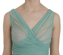 Load image into Gallery viewer, Dolce &amp; Gabbana Green Cotton Stretch Mesh Tank Top
