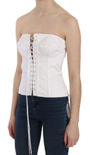 Load image into Gallery viewer, Dolce &amp; Gabbana Elegant White Strapless Corset Top
