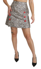 Load image into Gallery viewer, Dolce &amp; Gabbana Exquisite Black Embellished High Waist Skirt
