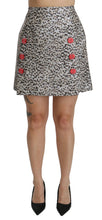 Load image into Gallery viewer, Dolce &amp; Gabbana Exquisite Black Embellished High Waist Skirt
